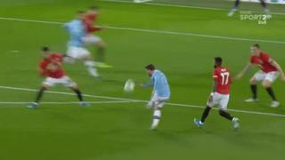 Silenció Old Trafford: golazo de Bernardo Silva para el 1-0 del Manchester City ante el United por la Carabao Cup [VIDEO]