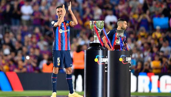 Sergio Busquets y Jordi Alba, Barcelona vs. Mallorca: emotiva despedida en  Camp Nou | VIDEO | Deportes | FUTBOL-INTERNACIONAL | DEPOR