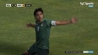 ¡Imposible para Armani! El cabezazo de Marcelo Martins para el 1-0 de Bolivia ante Argentina [VIDEO]