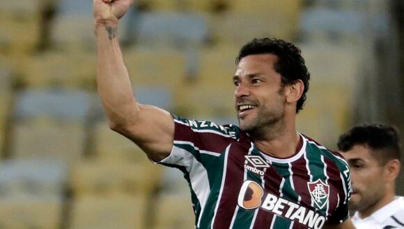 Fred anotó el gol del triunfo de Fluminense. (Foto: Conmebol)