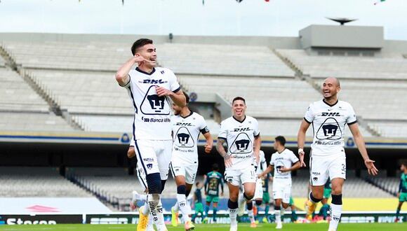 Pumas venció 4-1 a Puebla y sigue invicto en la Liga MX.