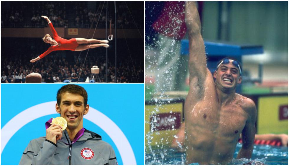 Los deportistas con más medallas olímpicas en la historia. (Getty)