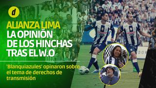 Hinchas de Alianza Lima opinan sobre el WO en la primera fecha