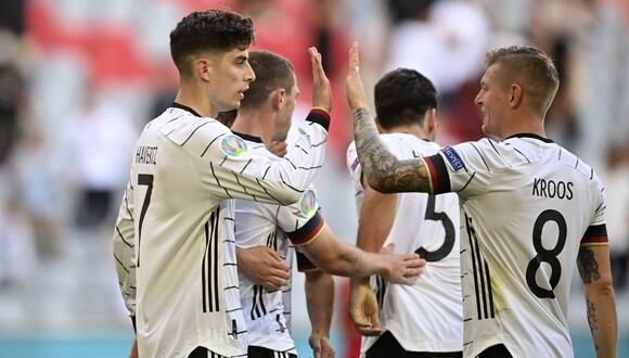 Alemania consiguió su primer triunfo en el Grupo F de la Eurocopa 2021. (Foto: AP)