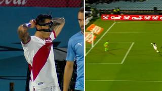 ¡Estaba solo! Gianluca Lapadula erró clara ocasión de gol en el Perú vs. Uruguay