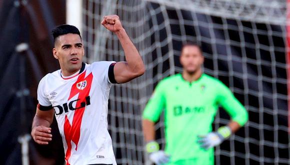 Radamel Falcao suma tres goles en lo que va de la temporada de LaLiga. (Foto: EFE)