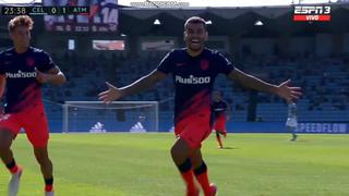 El campeón empieza ganando: el golazo de Ángel Correa para el 1-0 de Atlético de Madrid vs. Celta de Vigo [VIDEO]