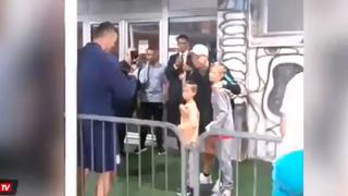 ¡El mejor del mundo! Cristiano Ronaldo cumplió el sueño de los hijos de Nemanja Matic [VIDEO]