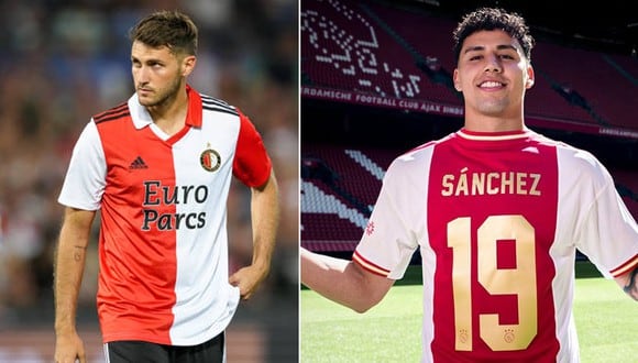 Santiago Giménez y Jorge Sánchez jugarán en la Eredivisie. (Getty Images)