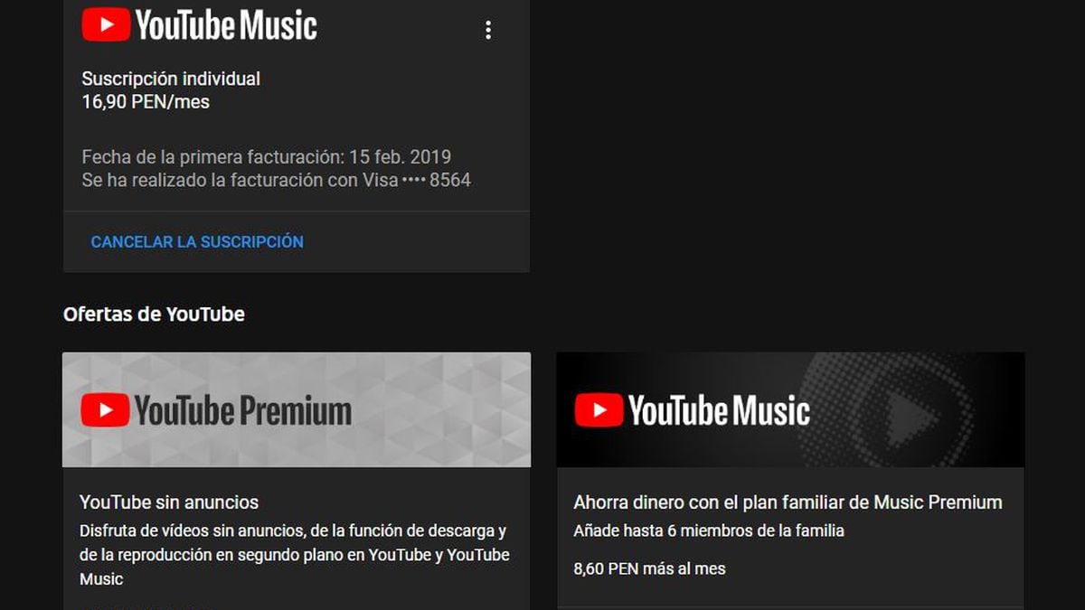 Youtube Music Como Cancelo Mi Suscripcion Luego De Los Tres