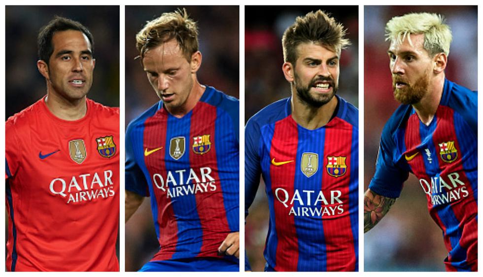 Esta sería la alineación de Barcelona para el debut en la Liga Santander. (Getty Images)