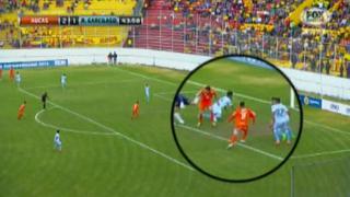 Real Garcilaso sufrió gol con la mano por parte de Aucas en la Sudamericana