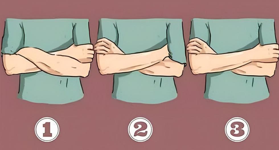 How you cross your arms according to the visual test will reveal your level of intelligence |  Mexico