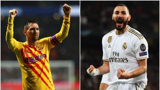 Guía del Barcelona vs. Real Madrid EN VIVO: fecha, horarios y canales de TV del clásico español por Liga Santander