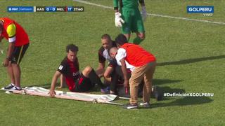 No llega para la Copa Sudamericana: Orzan salió lesionado del partido en Sullana