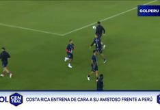 Trabajan en un nuevo golpe: la selección de Costa Rica reconoció el Monumental y quedó lista para duelo con Perú [VIDEO]