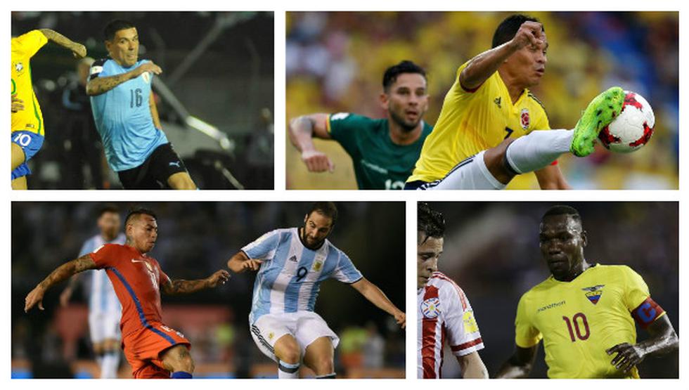 El anti once de la fecha 13 de las Eliminatorias Rusia 2018. (Fotos: AP, AFP, Getty Images)