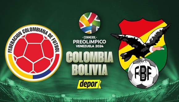Colombia vs. Bolivia se enfrentarán por Preolímpico Sub 23. (Diseño: Depor)