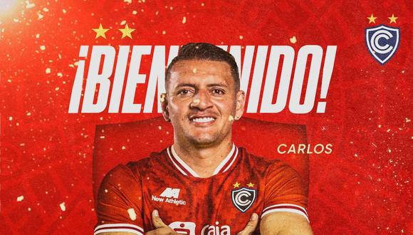 Carlos Garcés es el nuevo refuerzo de Cienciano para la temporada 2023. (Foto: Prensa Cienciano)