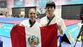 Gracias a Krishna Cortez y Luis Sacha: Perú sumó nuevo oro en taekwondo poomsae en Asunción 2022