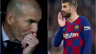 Más leña al fuego: Zidane no se quedó callado y respondió las insinuaciones de Piqué sobre los árbitros