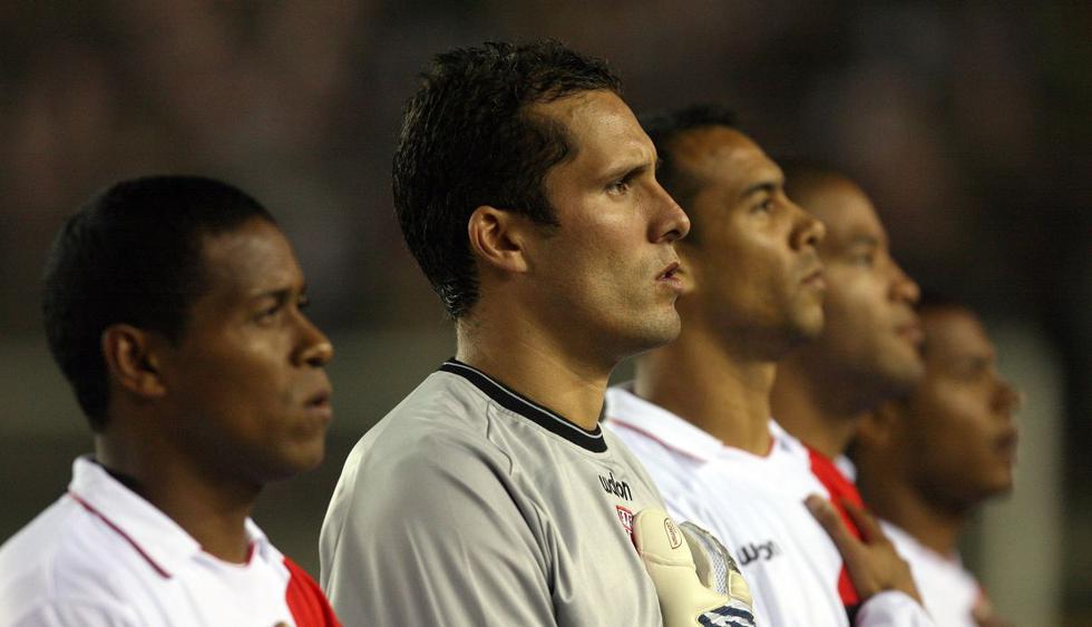 Leao Butrón (U. San Martín) jugó en el primer amistoso de 'Chemo' y el debut en Eliminatorias a Sudáfrica 2010. (USI)