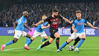 ¡Milan a las ‘semis’! Empató 1-1 con Napoli y pasó a la siguiente ronda de la Champions