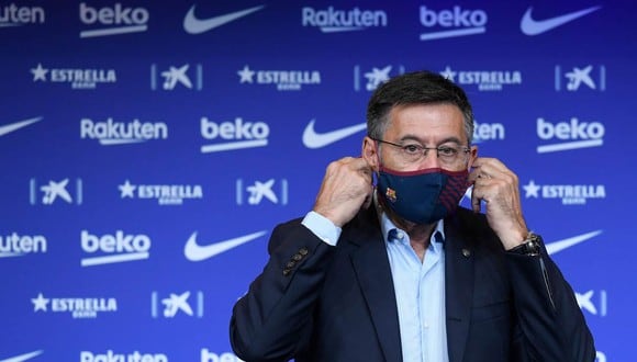 Bartomeu no estaré en el debut del Barcelona en Champions League. (Foto: AFP)