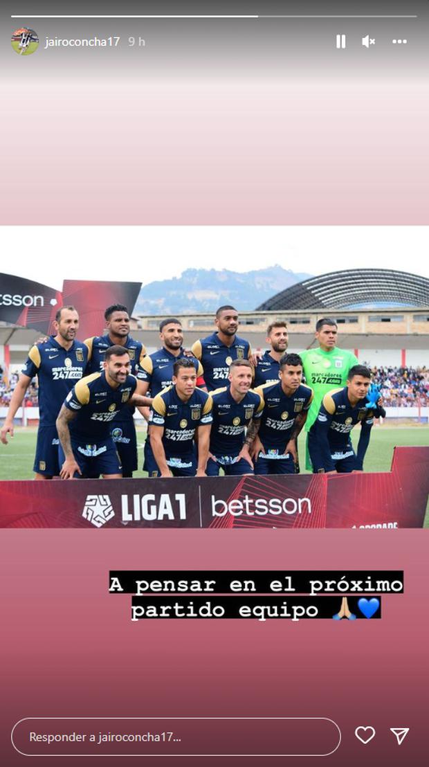 Jairo Concha ya piensa en el Alianza Lima vs. Universitario. (Foto: Instagram)