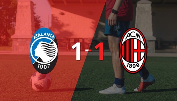 Atalanta y Milan se reparten los puntos y empatan 1-1