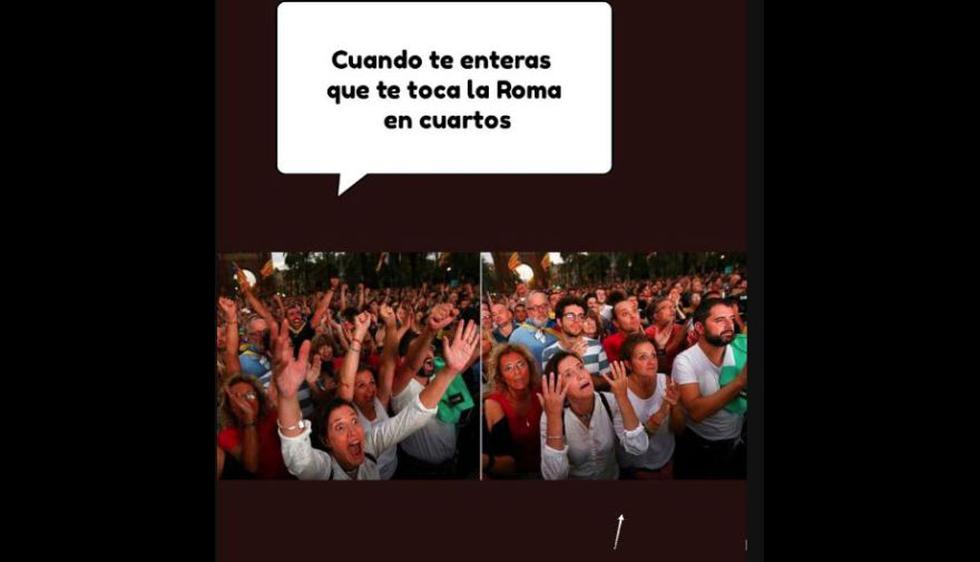 Los mejores memes del Barcelona-Roma por la vuelta de cuartos de final de Champions League. (Difusión)