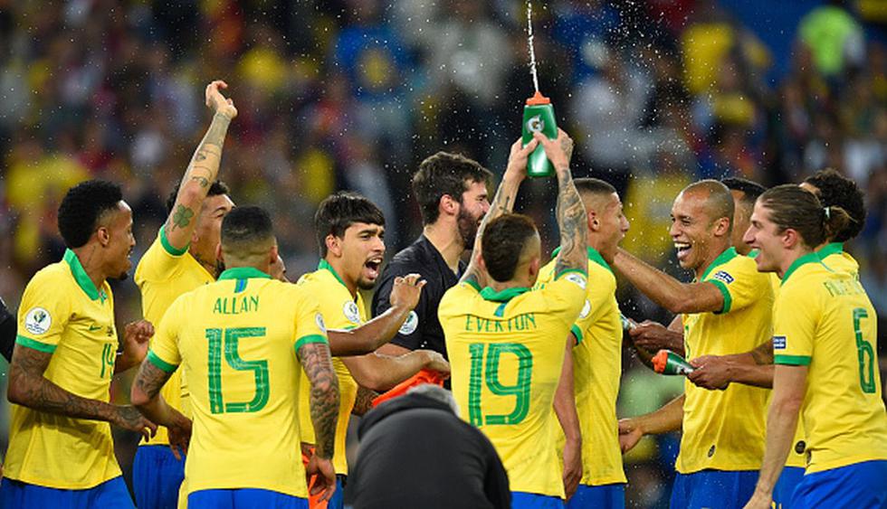 Brasil le ganó 3-1 a Perú en la final de la Copa América (Foto: Getty Images)