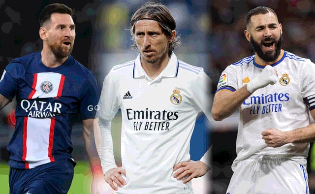 Con Messi, Modric y Benzema: el equipazo de los jugadores que quedarán libres. (Fotos: Agencias)