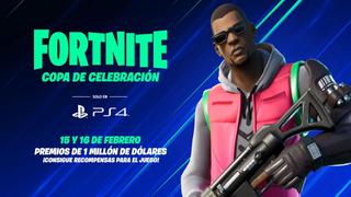 Fortnite: horarios, premios y cómo participar en la ‘Copa de Celebración’ en PS4