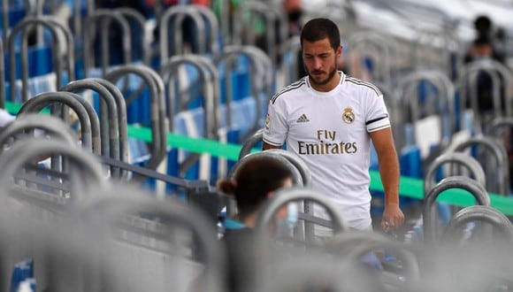 Eden Hazard llegó al Real Madrid en 2019 desde Chelsea. (Foto: AFP)