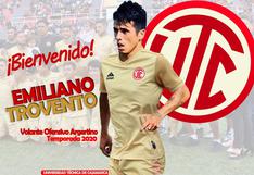 UTC anunció la llegada del argentino Emiliano Trovento