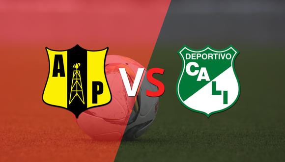 Alianza Petrolera y Deportivo Cali se mantienen sin goles al finalizar el primer tiempo