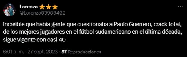 El lamento de los hinchas de Racing tras el doblete de Paolo Guerrero con Liga de Quito. (Captura: Twitter)