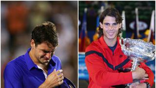 Las lágrimas de Roger Federer en la última final del Australian Open que disputó con Nadal (FOTOS)