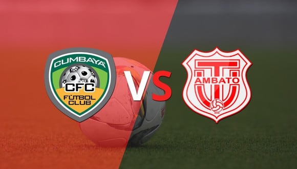 Termina el primer tiempo con una victoria para Cumbayá FC vs Técnico Universitario por 1-0