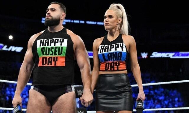 Rusev y Lana. (WWE)