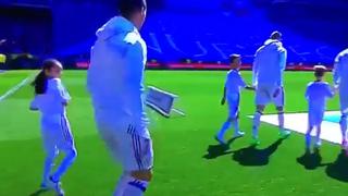 Su cara lo dice todo: los movimientos de Cristiano que sembraron el pánico en una mascota