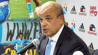 Presidente de Sporting Cristal asegura estar contento con trabajo de Mariano Soso