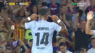 Otra vez en ventaja: gol de Depay para el 3-2 del Barcelona vs. Manchester City [VIDEO]