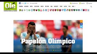 Argentina fuera de los Juegos de Río 2016: así informaron en el mundo