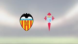 Valencia le ganó a Celta de Vigo