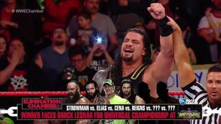 ¡Directo a la 'Cámara'! Roman Reigns derrotó a Bray Wyatt y entró al Elimination Chamber 2018 [VIDEO]