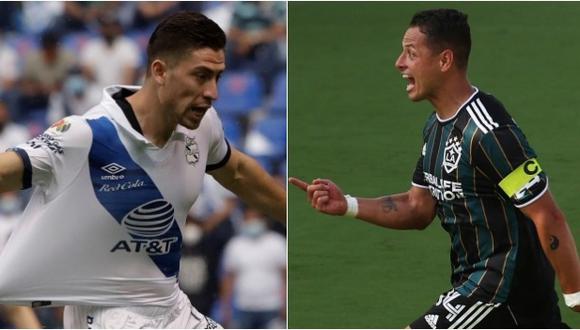 Santiago Ormeño y Javier Hernández son pedidos en la selección mexicana (Foto: EFE / AFP).