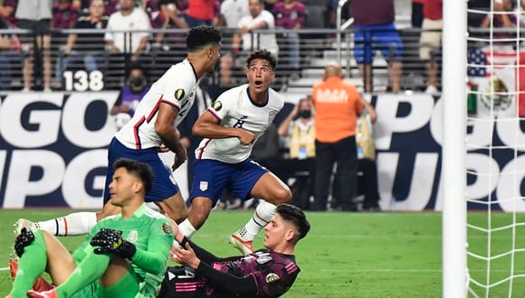 México perdió 1-0 ante Estados Unidos en la final de la Copa Oro 2021. (Foto: AFP)