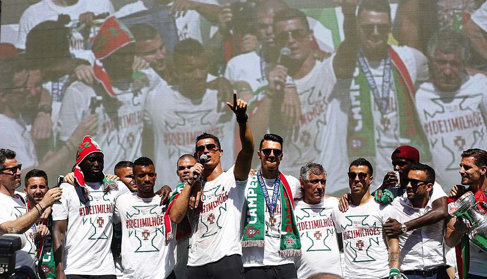 Portugal logró su primera Eurocopa tras ganarle a Francia en Saint-Denis (Agencias).